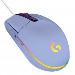 Уцінка миша Logitech G102 Lightsync (910-005854) Lilac (Розкрита упаковка, 815506) / 8000 DPI / 1000 Гц