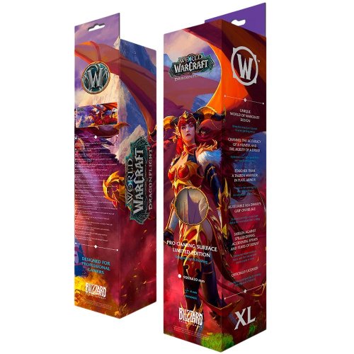 Коврик для мышки Blizzard World of Warcraft Dragonflight Alexstrasza and Dragon XL (FBLMPDFALDRA22SXL) купить в Украине: Киев, Днепр, Харьков, Одесса  | Низкая цена, отзывы, характеристики от TELEMART фото