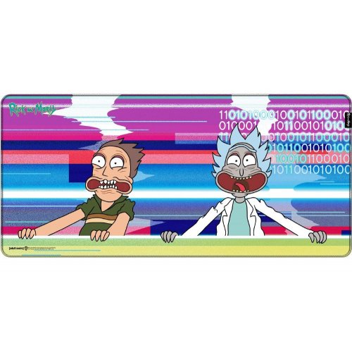 Килимок для миші Warner Brothers Rick and Morty Glitched XL (FWBMPRIMOR24003XL) купити в Україні: Київ, Львів, Хмельницький, Тернопіль | Низька ціна, відгуки, характеристики від TELEMART фото