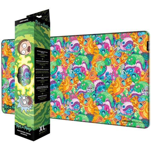 Килимок для миші Warner Brothers Rick and Morty Monster XL (FWBMPRIMOR24011XL) купити в Україні: Київ, Львів, Хмельницький, Тернопіль | Низька ціна, відгуки, характеристики від TELEMART фото