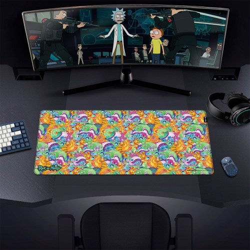 Килимок для миші Warner Brothers Rick and Morty Monster XL (FWBMPRIMOR24011XL) купити в Україні: Київ, Львів, Хмельницький, Тернопіль | Низька ціна, відгуки, характеристики від TELEMART фото