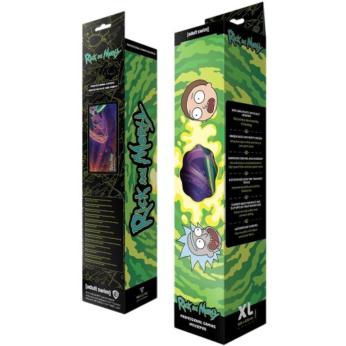 Коврик для мышки Warner Brothers Rick and Morty Outer Space XL (FWBMPRIMOR24005XL) купить в Украине: Киев, Днепр, Харьков, Одесса  | Низкая цена, отзывы, характеристики от TELEMART фото