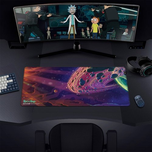Коврик для мышки Warner Brothers Rick and Morty Outer Space XL (FWBMPRIMOR24005XL) купить в Украине: Киев, Днепр, Харьков, Одесса  | Низкая цена, отзывы, характеристики от TELEMART фото