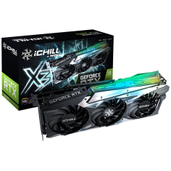 Видеокарта Inno3D GeForce RTX 3070 iCHILL X3 8192MB (C30703-08D6X-1710VA38) (Восстановлено продавцом, 815528)
