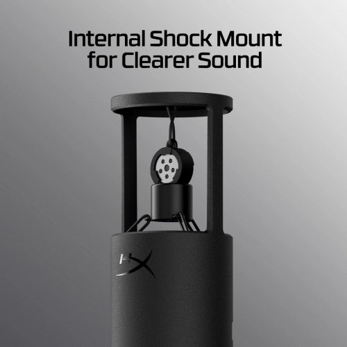 Микрофон HyperX SoloCast 2 (AR0A0AA) Black купить в Украине: Киев, Днепр, Харьков, Одесса  | Низкая цена, отзывы, характеристики от TELEMART фото