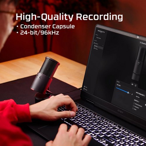 Микрофон HyperX SoloCast 2 (AR0A0AA) Black купить в Украине: Киев, Днепр, Харьков, Одесса  | Низкая цена, отзывы, характеристики от TELEMART фото