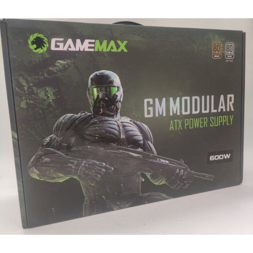 Блок живлення GAMEMAX GM-600B 600W (GM-600B) (Відновлено продавцем, 815543) купити в Україні: Київ, Львів, Хмельницький, Тернопіль | Перевірка сумісності, низька ціна, відгуки, характеристики від TELEMART фото