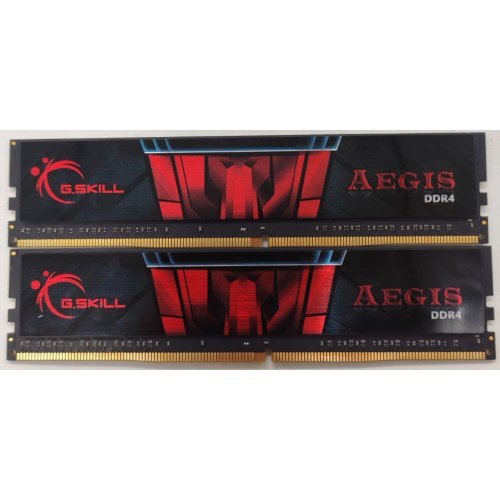 Озу G.Skill DDR4 16GB (2x8GB) 3000Mhz Aegis (F4-3000C16D-16GISB) (Восстановлено продавцом, 815564) купить в Украине: Киев, Днепр, Харьков, Одесса  | Проверка совместимости, низкая цена, отзывы, характеристики от TELEMART фото