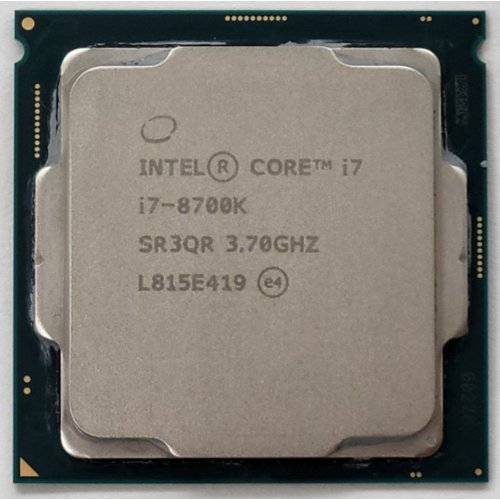 Процесор Intel Core i7-8700K 3.7(4.7)GHz 12MB s1151 Tray (CM8068403358220) (Відновлено продавцем, 815598) купити в Україні: Київ, Львів, Хмельницький, Тернопіль | Перевірка сумісності, низька ціна, відгуки, характеристики від TELEMART фото