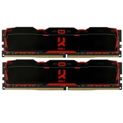 Озу GoodRAM DDR4 16GB (2x8GB) 2800Mhz Iridium X Black (IR-X2800D464L16S/16GDC) (Восстановлено продавцом, 815599)
