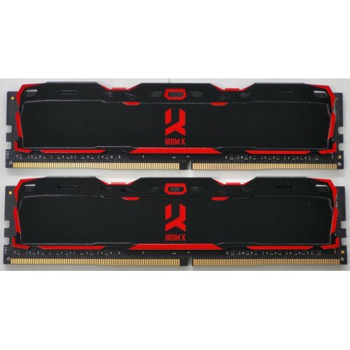 Озу GoodRAM DDR4 16GB (2x8GB) 2800Mhz Iridium X Black (IR-X2800D464L16S/16GDC) (Восстановлено продавцом, 815599) купить в Украине: Киев, Днепр, Харьков, Одесса  | Проверка совместимости, низкая цена, отзывы, характеристики от TELEMART фото