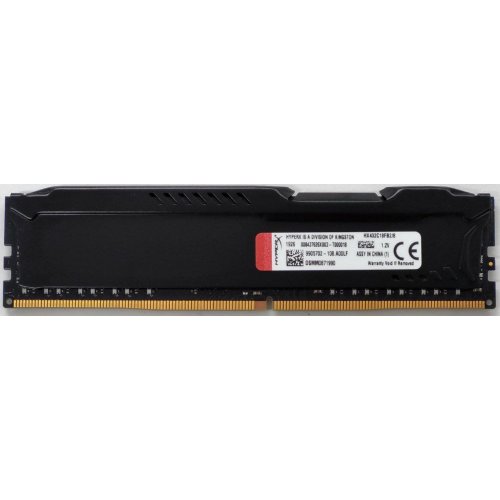 Озу HyperX DDR4 8GB 3200Mhz Fury Black (HX432C18FB2/8) (Восстановлено продавцом, 815600) купить в Украине: Киев, Днепр, Харьков, Одесса  | Проверка совместимости, низкая цена, отзывы, характеристики от TELEMART фото