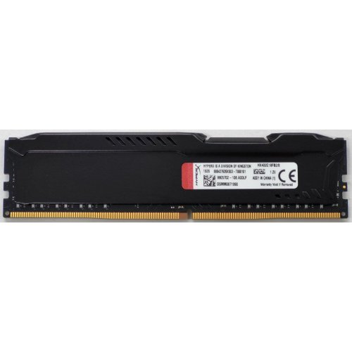 Озу HyperX DDR4 8GB 3200Mhz Fury Black (HX432C18FB2/8) (Восстановлено продавцом, 815601) купить в Украине: Киев, Днепр, Харьков, Одесса  | Проверка совместимости, низкая цена, отзывы, характеристики от TELEMART фото