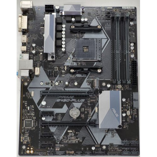 Материнская плата Asus PRIME B450-PLUS (sAM4, AMD B450) (Восстановлено продавцом, 815619) купить в Украине: Киев, Днепр, Харьков, Одесса  | Проверка совместимости, низкая цена, отзывы, характеристики от TELEMART фото