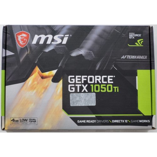 Видеокарта MSI GeForce GTX 1050 Ti 4096MB (GTX 1050 TI 4GT LP) (Восстановлено продавцом, 815620) купить в Украине: Киев, Днепр, Харьков, Одесса  | Проверка совместимости, низкая цена, отзывы, характеристики от TELEMART фото