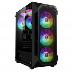 Корпус Gamdias AURA GC1 Elite Tempered Glass без БЖ (4712960138025) Black (Відновлено продавцем, 815633)