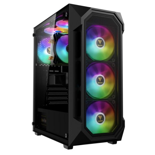 Корпус Gamdias AURA GC1 Elite Tempered Glass без БЖ (4712960138025) Black (Відновлено продавцем, 815633) купити в Україні: Київ, Львів, Хмельницький, Тернопіль | Перевірка сумісності, низька ціна, відгуки, характеристики від TELEMART фото