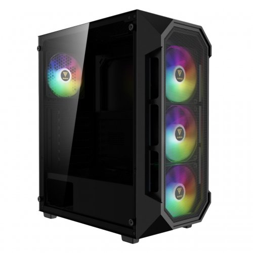 Корпус Gamdias AURA GC1 Elite Tempered Glass без БЖ (4712960138025) Black (Відновлено продавцем, 815633) купити в Україні: Київ, Львів, Хмельницький, Тернопіль | Перевірка сумісності, низька ціна, відгуки, характеристики від TELEMART фото