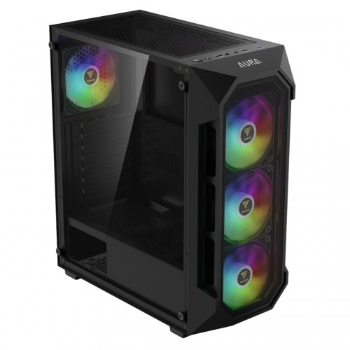 Корпус Gamdias AURA GC1 Elite Tempered Glass без БЖ (4712960138025) Black (Відновлено продавцем, 815633) купити в Україні: Київ, Львів, Хмельницький, Тернопіль | Перевірка сумісності, низька ціна, відгуки, характеристики від TELEMART фото