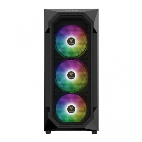 Корпус Gamdias AURA GC1 Elite Tempered Glass без БЖ (4712960138025) Black (Відновлено продавцем, 815633) купити в Україні: Київ, Львів, Хмельницький, Тернопіль | Перевірка сумісності, низька ціна, відгуки, характеристики від TELEMART фото