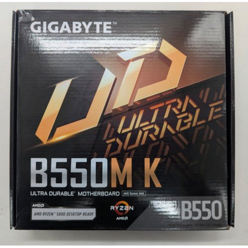 Материнська плата Gigabyte B550M K (sAM4, AMD B550) (Відновлено продавцем, 815725) купити в Україні: Київ, Львів, Хмельницький, Тернопіль | Перевірка сумісності, низька ціна, відгуки, характеристики від TELEMART фото