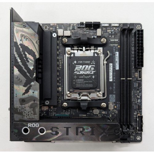 Материнская плата Asus ROG STRIX X870-I GAMING WIFI (sAM5, AMD X870) (Восстановлено продавцом, 815752) купить в Украине: Киев, Днепр, Харьков, Одесса  | Проверка совместимости, низкая цена, отзывы, характеристики от TELEMART фото