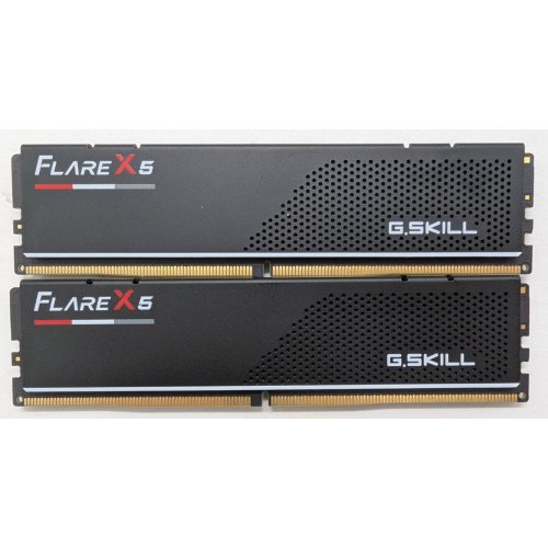 Озу G.Skill DDR5 32GB (2x16GB) 6000Mhz Flare X5 (F5-6000J2836G16GX2-FX5) (Восстановлено продавцом, 815754) купить в Украине: Киев, Днепр, Харьков, Одесса  | Проверка совместимости, низкая цена, отзывы, характеристики от TELEMART фото