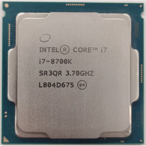 Процессор Intel Core i7-8700K 3.7(4.7)GHz 12MB s1151 Tray (CM8068403358220) (Восстановлено продавцом, 815798) купить в Украине: Киев, Днепр, Харьков, Одесса  | Проверка совместимости, низкая цена, отзывы, характеристики от TELEMART фото