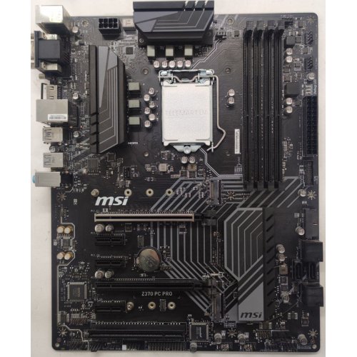 Материнская плата MSI Z370 PC PRO (s1151, Intel Z370) (Восстановлено продавцом, 815799) купить в Украине: Киев, Днепр, Харьков, Одесса  | Проверка совместимости, низкая цена, отзывы, характеристики от TELEMART фото