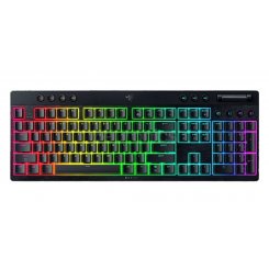 Клавиатура Razer BlackWidow V4 Low Profile Green Clicky Mechanical Switch (RZ03-05270100-R3M1) Black