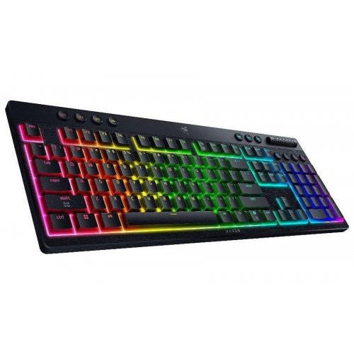 Клавиатура Razer BlackWidow V4 Low Profile Orange Tactile Mechanical Switch (RZ03-05270800-R3M1) Black купить в Украине: Киев, Днепр, Харьков, Одесса  | Низкая цена, отзывы, характеристики от TELEMART фото
