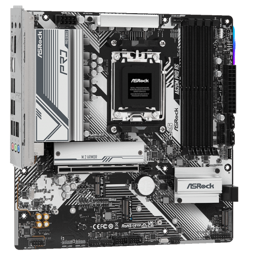 Уцінка материнська плата AsRock A620M Pro RS (sAM5, AMD A620) (Сліди використання, 815831) купити в Україні: Київ, Львів, Хмельницький, Тернопіль | Перевірка сумісності, низька ціна, відгуки, характеристики від TELEMART фото