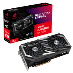 Відеокарта Asus ROG Strix Radeon RX 7600 OC 8192MB (ROG-STRIX-RX7600-O8G-GAMING) (Відновлено продавцем, 815860)