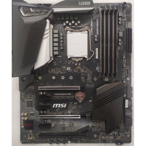 Материнська плата MSI MPG Z390 GAMING PRO CARBON (s1151-v2, Intel Z390) (Відновлено продавцем, 815867) купити в Україні: Київ, Львів, Хмельницький, Тернопіль | Перевірка сумісності, низька ціна, відгуки, характеристики від TELEMART фото