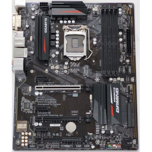 Материнская плата Gigabyte GA-Z270-Gaming K3 (s1151, Intel Z270) (Восстановлено продавцом, 815889) купить в Украине: Киев, Днепр, Харьков, Одесса  | Проверка совместимости, низкая цена, отзывы, характеристики от TELEMART фото