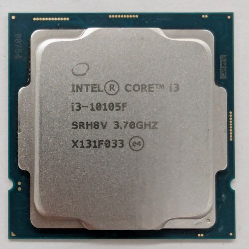 Процессор Intel Core i3-10105F 3.7(4.4)GHz 6MB s1200 Tray (CM8070104291323) (Восстановлено продавцом, 815893) купить в Украине: Киев, Днепр, Харьков, Одесса  | Проверка совместимости, низкая цена, отзывы, характеристики от TELEMART фото