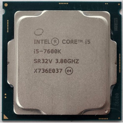 Процессор Intel Core i5-7600K 3.8(4.2)GHz 6MB s1151 Tray (CM8067702868219) (Восстановлено продавцом, 815896) купить в Украине: Киев, Днепр, Харьков, Одесса  | Проверка совместимости, низкая цена, отзывы, характеристики от TELEMART фото