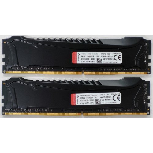 Озу Kingston DDR4 8GB (2x4GB) 3000Mhz HyperX Savage Black (HX430C15SB2K2/8) (Восстановлено продавцом, 815899) купить в Украине: Киев, Днепр, Харьков, Одесса  | Проверка совместимости, низкая цена, отзывы, характеристики от TELEMART фото