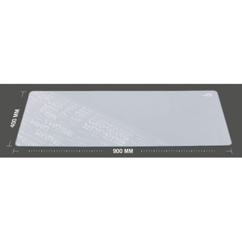 Коврик для мышки Asus ROG Scabbard II XXL (90MP03H0-BPUA00) Arctic Gray купить в Украине: Киев, Днепр, Харьков, Одесса  | Низкая цена, отзывы, характеристики от TELEMART фото