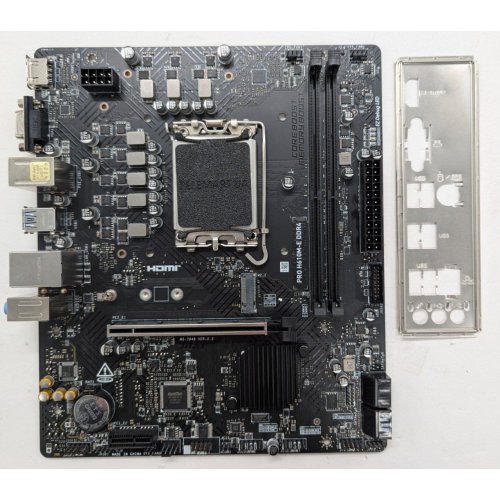Материнская плата MSI PRO H610M-E DDR4 (s1700, Intel H610) (Восстановлено продавцом, 815905) купить в Украине: Киев, Днепр, Харьков, Одесса  | Проверка совместимости, низкая цена, отзывы, характеристики от TELEMART фото