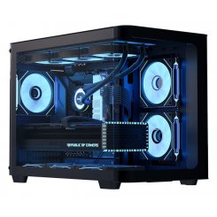Корпус Aerocool P300C-G-V1 Tempered Glass без БЖ (ACCS-PN02033.11) Black (Відновлено продавцем, 815906)