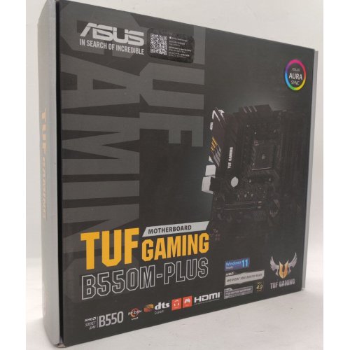 Материнская плата Asus TUF GAMING B550M-PLUS (sAM4, AMD B550) (Восстановлено продавцом, 815912) купить в Украине: Киев, Днепр, Харьков, Одесса  | Проверка совместимости, низкая цена, отзывы, характеристики от TELEMART фото
