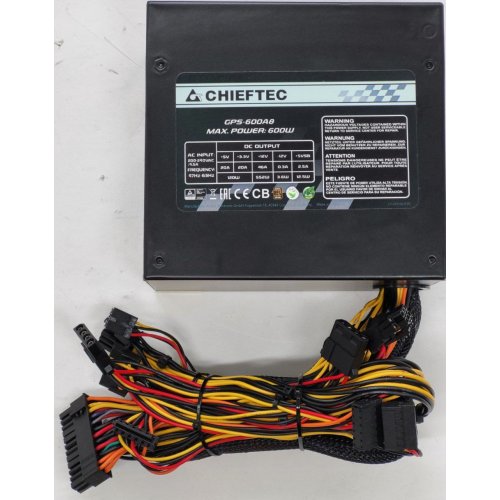 Блок живлення CHIEFTEC Smart 600W (GPS-600A8) (Відновлено продавцем, 816196) купити в Україні: Київ, Львів, Хмельницький, Тернопіль | Перевірка сумісності, низька ціна, відгуки, характеристики від TELEMART фото