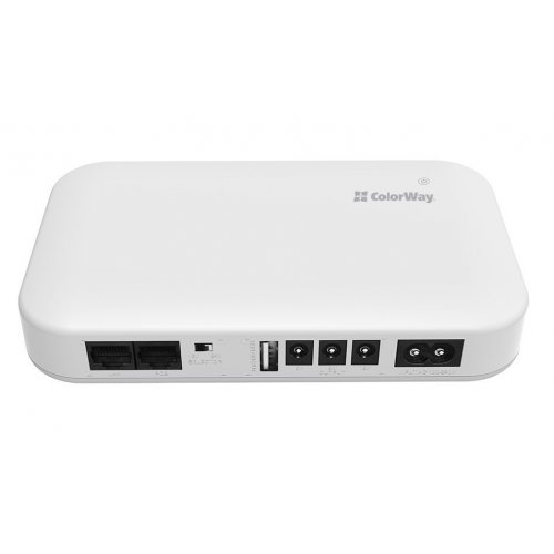 ИБП для роутеров ColorWay 8800mAh 21W V2 (CW-PB088LI3WT) White купить в Украине: Киев, Днепр, Харьков, Одесса  | Низкая цена, отзывы, характеристики от TELEMART фото