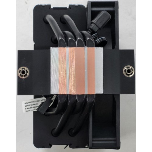 Кулер Deepcool AG400 ARGB (R-AG400-BKANMC-G-2) Black (Відновлено продавцем, 816406) купити в Україні: Київ, Львів, Хмельницький, Тернопіль | Перевірка сумісності, низька ціна, відгуки, характеристики від TELEMART фото