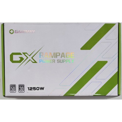 Блок живлення GAMEMAX GX-1250 PRO 1250W PCIE5 (GX-1250 PRO WT) White (Відновлено продавцем, 816414) купити в Україні: Київ, Львів, Хмельницький, Тернопіль | Перевірка сумісності, низька ціна, відгуки, характеристики від TELEMART фото