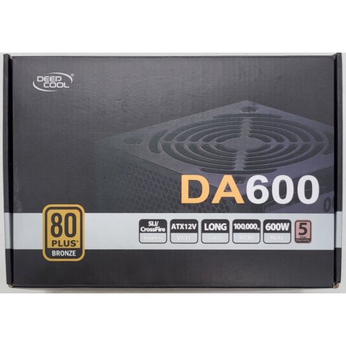Блок питания Deepcool 600W (DA600-M) (Восстановлено продавцом, 816417) купить в Украине: Киев, Днепр, Харьков, Одесса  | Проверка совместимости, низкая цена, отзывы, характеристики от TELEMART фото