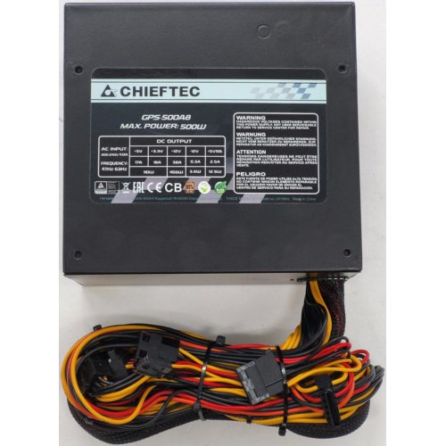 Блок питания CHIEFTEC Smart 500W (GPS-500A8) (Восстановлено продавцом, 816422) купить в Украине: Киев, Днепр, Харьков, Одесса  | Проверка совместимости, низкая цена, отзывы, характеристики от TELEMART фото