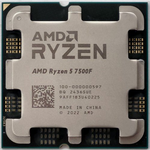 Процессор AMD Ryzen 5 7500F 3.7(5.0)GHz 32MB sAM5 Tray (100-000000597) (Восстановлено продавцом, 816463) купить в Украине: Киев, Днепр, Харьков, Одесса  | Проверка совместимости, низкая цена, отзывы, характеристики от TELEMART фото