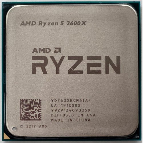 Процессор AMD Ryzen 5 2600X 3.6(4.2)GHz 16MB sAM4 Tray (YD260XBCAFMPK) (Восстановлено продавцом, 816464) купить в Украине: Киев, Днепр, Харьков, Одесса  | Проверка совместимости, низкая цена, отзывы, характеристики от TELEMART фото